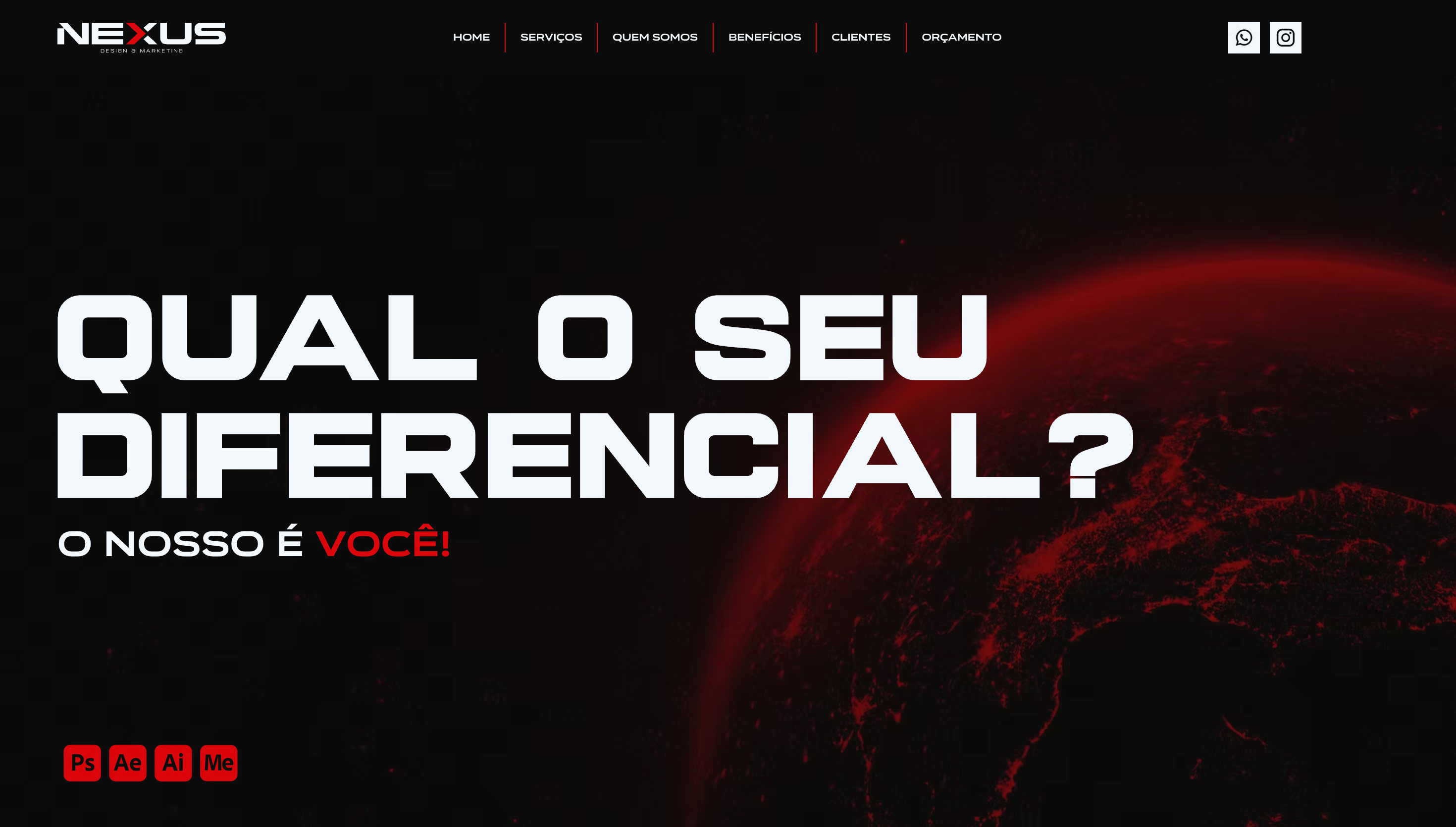 Site para Agência de Marketing