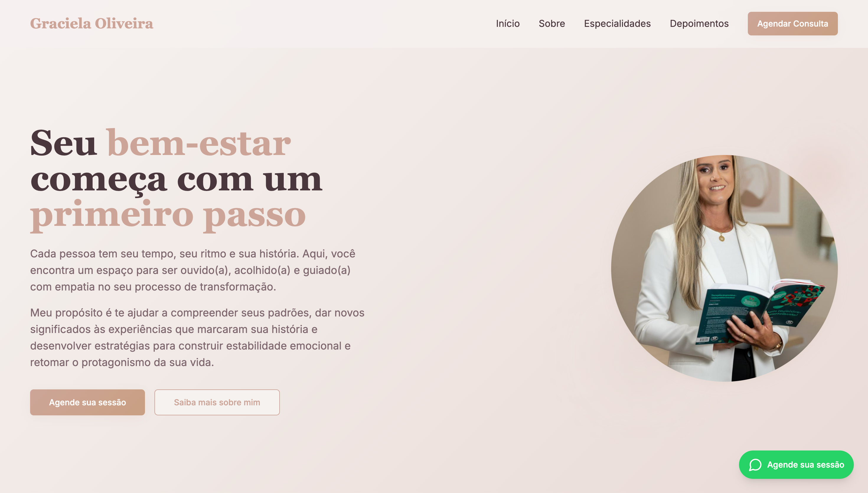 Landing Page para Psicólogo